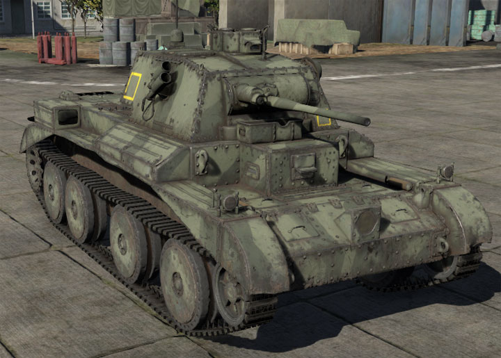 Британский легкий танк, хорош для разведки в игре