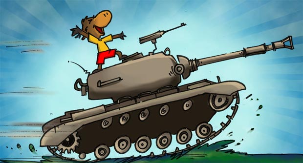 Оленеша - персонаж комиксов о World of tanks