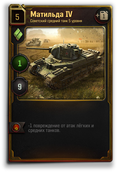 Карта Среднего танка в World of tanks: Generals