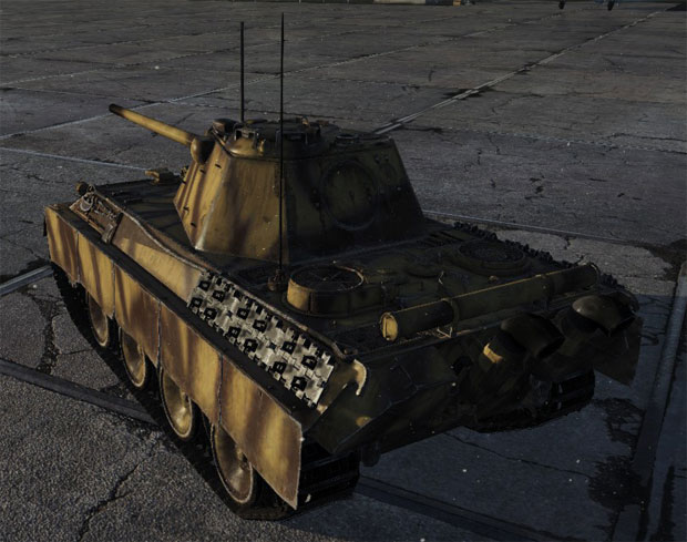 Танк Pz.Kpfw. V Ausf.F Пантера в War Thunder Танк Pz.Kpfw. V Ausf.F Пантера в War Thunder
