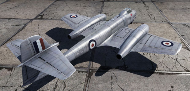 Обзор самолета Meteor F Mk.8 в War Thunder Meteor F Mk.8 в War Thunder