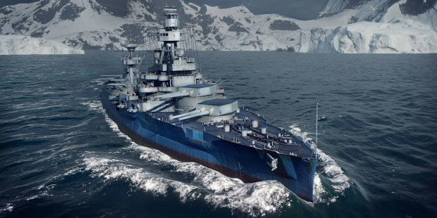 Корабль Arkansas можно получить участвуя в ЗБТ World of warships