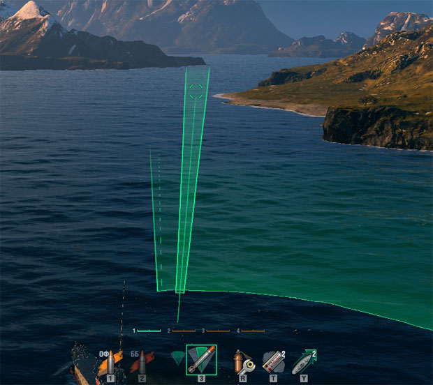 При игре на эсминцах в World of warships используйте острова