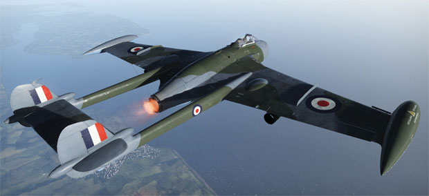 Самолет Venom FB.Mk.4 в War Thunder
