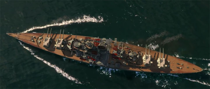 Трипиц - премиумный корабль в World of warships