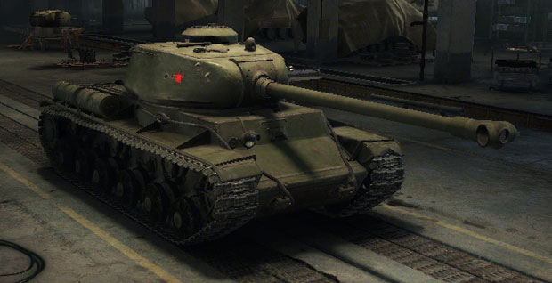 КВ с орудием Д2-5Т калибра 122 мм в World of tanks