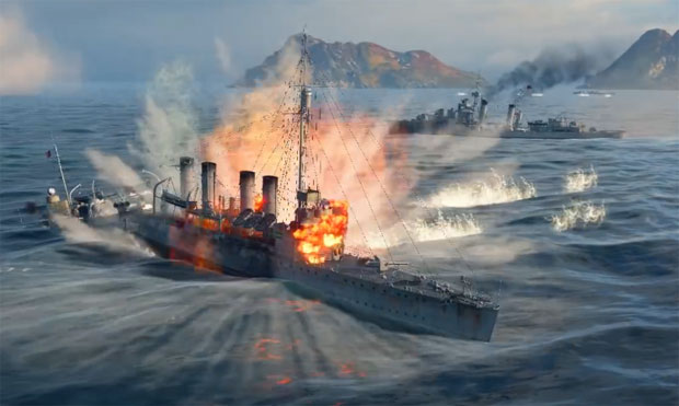 Попадание торпеды в World of warships может быть фатальным Попадание торпеды в World of warships может быть фатальным