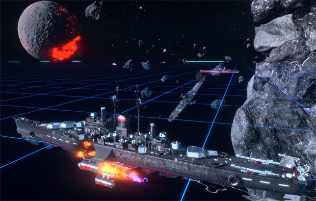 В праздничном режиме в World of warships корабли попадают в Космос В праздничном режиме в World of warships корабли попадают в Космос