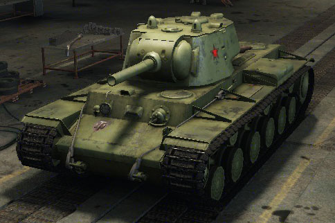 КВ-1 с орудием У-11 в World of tanks Танк КВ-1 с орудием У-11 в World of tanks