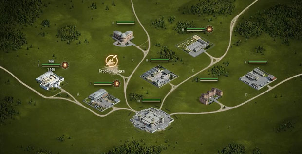Вид Укрепрайона в World of tanks Укрепрайон в World of tanks