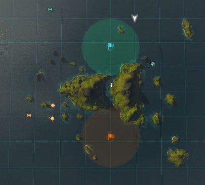 Режим случайных боев в World of warships Режим случайных боев в World of warships