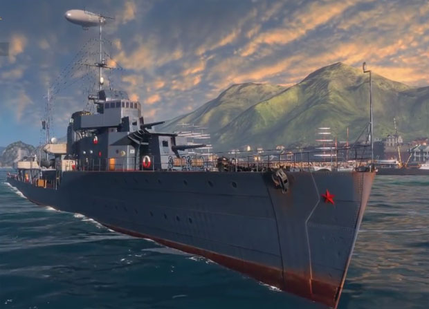 Эсминец Гремящий в World of warships Эсминец Гремящий в World of warships