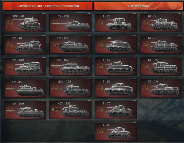 Танки War Thunder ussrTree1.jpg