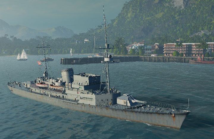 Корабль Hermelin в World of warships Корабль Hermelin в World of warships
