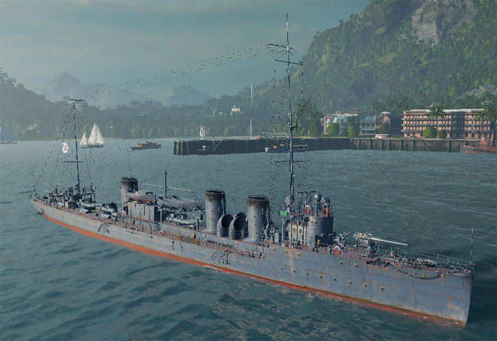 Эсминец сторожевой в World of warships Эсминец сторожевой в World of warships