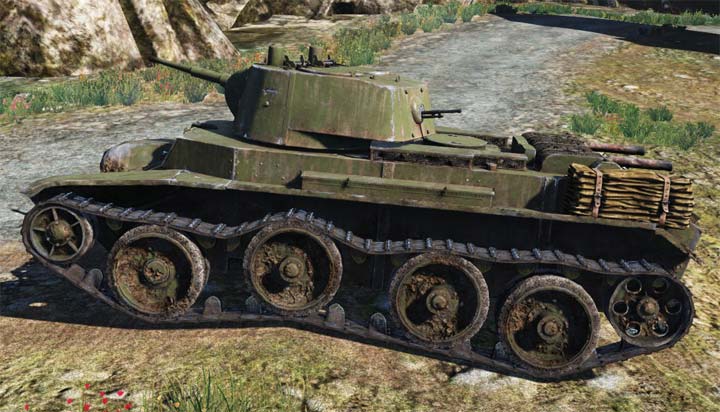 Работа подвески легкого танка в War Thunder Работа подвески легкого танка в War Thunder