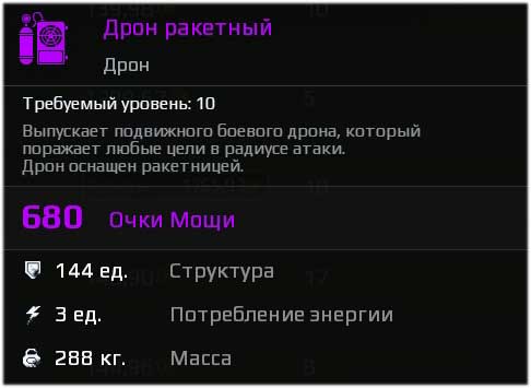 Характеристики ракетного дрона Характеристики ракетного дрона