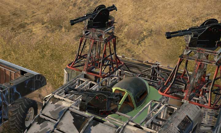 Размещение орудий на стойках в Crossout Размещение орудий на стойках в Crossout