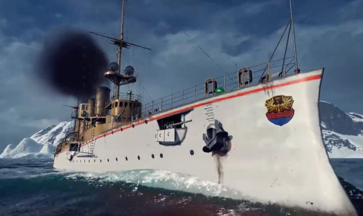 Подарочный корабль Emden в World of warships Подарочный корабль Emden в World of warships